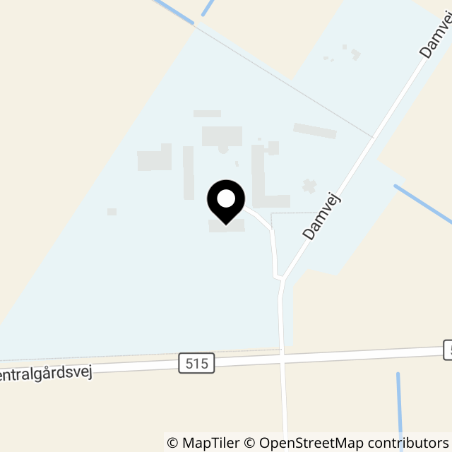 Kort over Centralgaardsvej 277