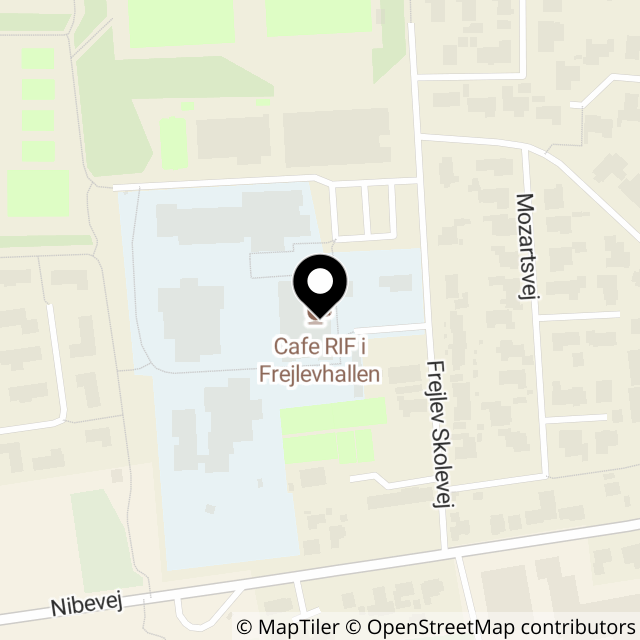Kort over Frejlev Skolevej 7