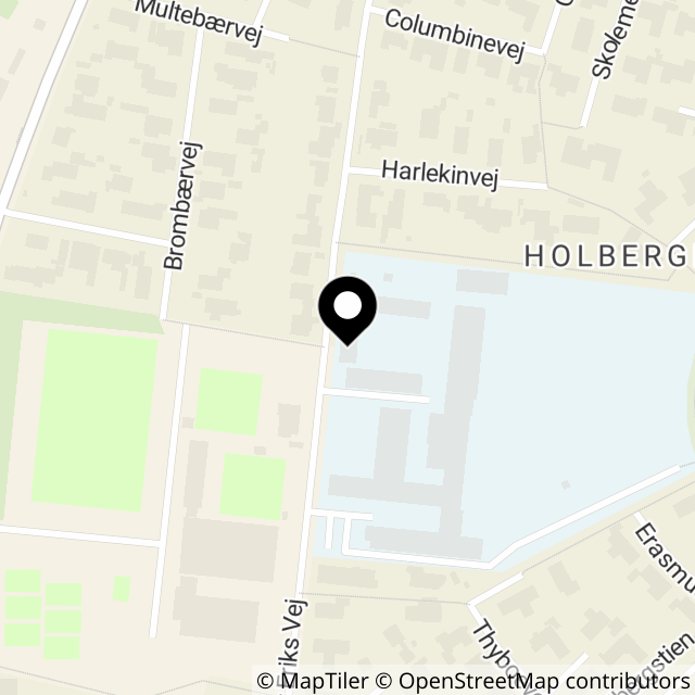 Kort over Mester Eriks Vej 57