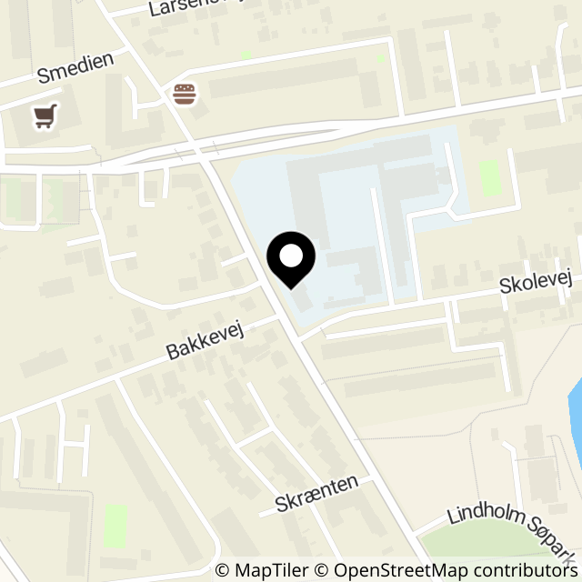 Kort over Lindholmsvej 65