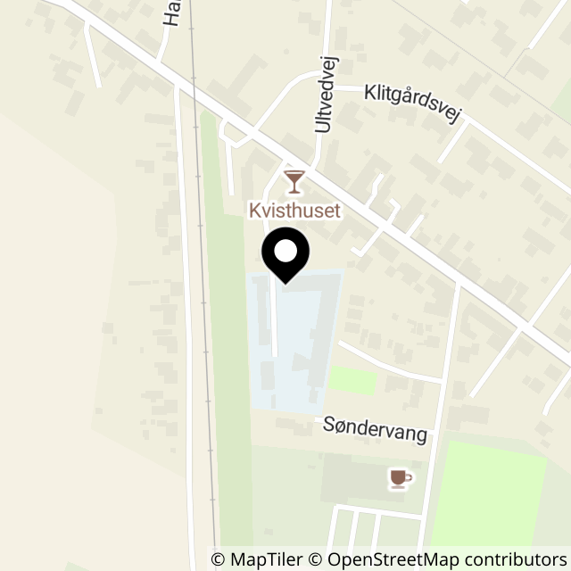 Kort over Pogevej 5, Tylstrup