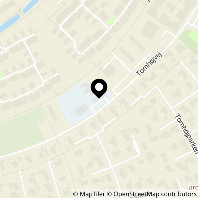 Kort over Tornhøjvej 14