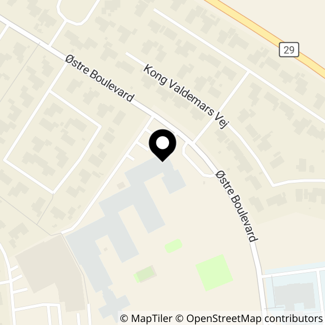 Kort over Østre Boulevard 41