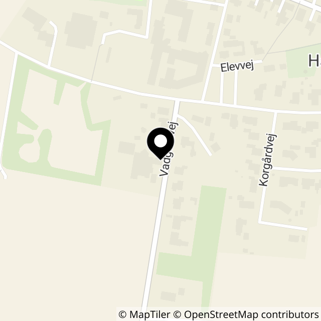 Kort over Vadgårdvej 4