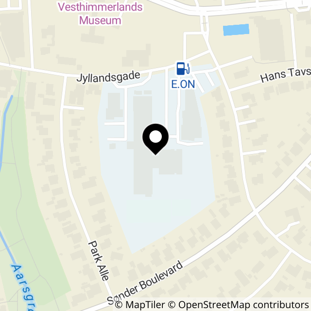 Kort over Jyllandsgade 52