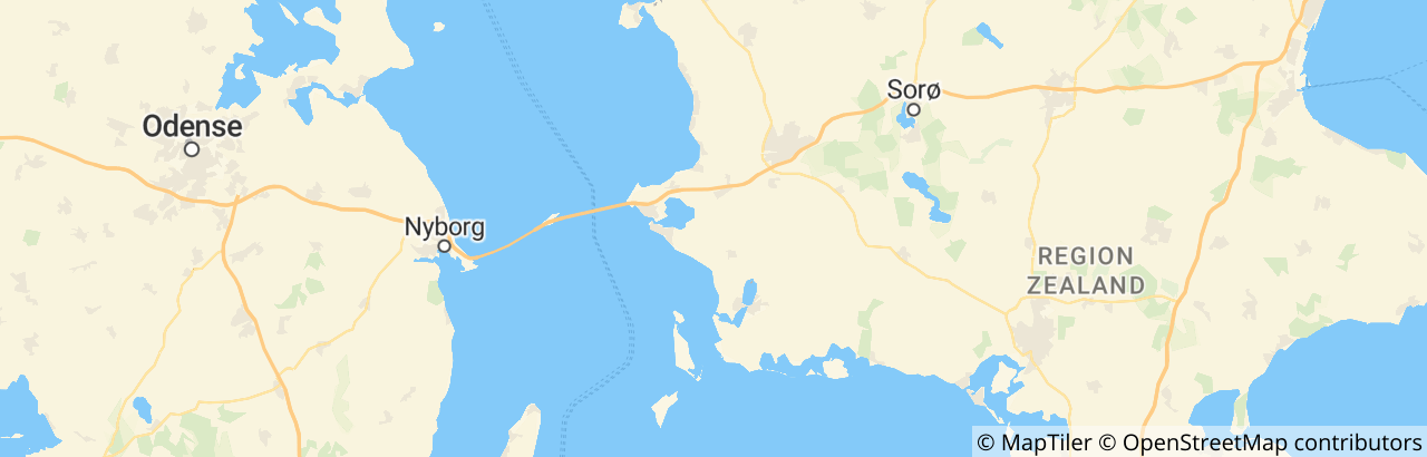 Kort over Slagelse Kommune