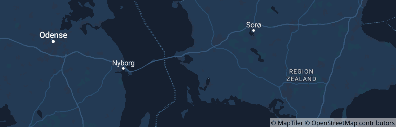 Kort over Slagelse Kommune
