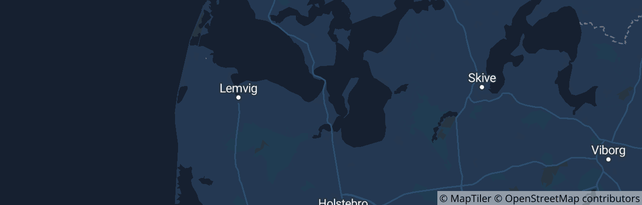 Kort over Struer Kommune