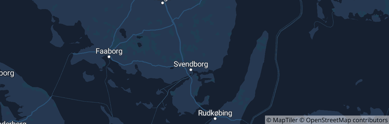Kort over Svendborg Kommune