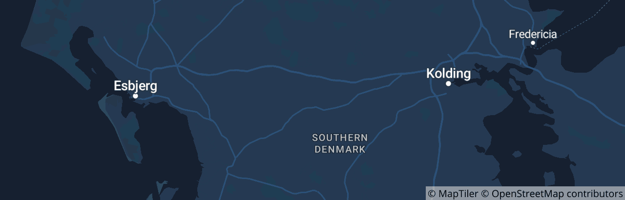 Kort over Vejen Kommune