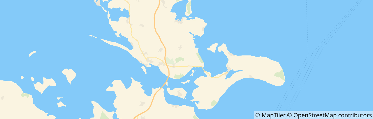 Kort over Vordingborg Kommune
